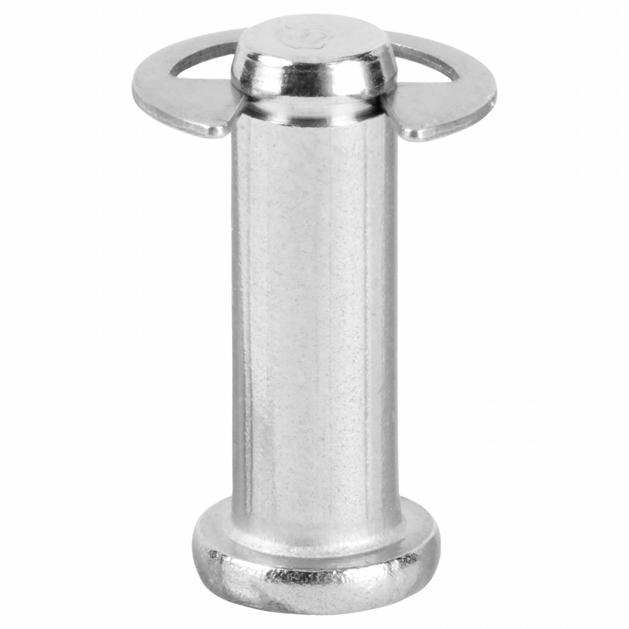 Clevis Pin, 0.75 in L, SS 0.25 in dia: Inch, 1/4 in Pin Dia, 3/4 in Shank Lg, Grooved Clevis Pin, 18-8
