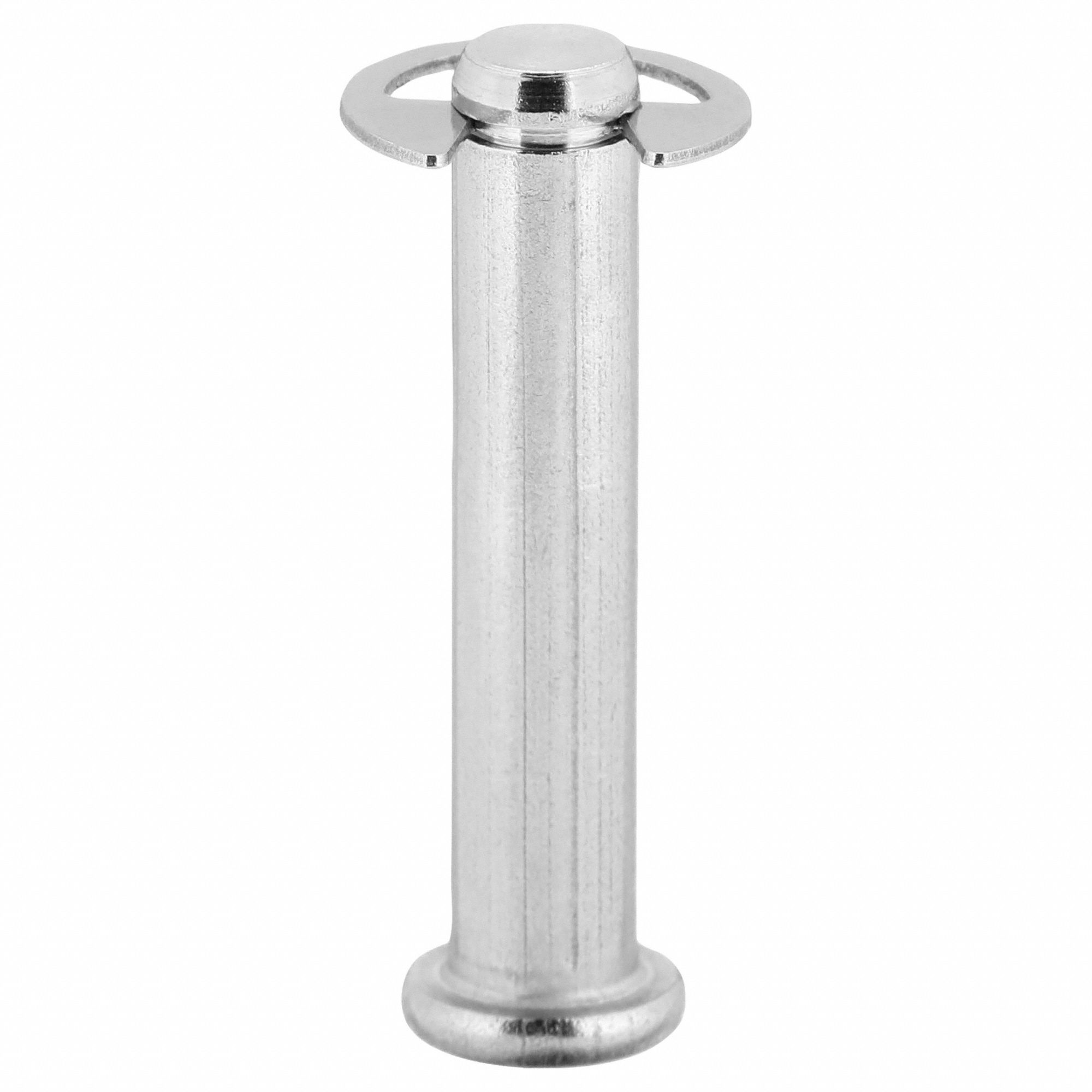 Clevis Pin, 1.25 in L, SS 0.25 in dia: Inch, 1/4 in Pin Dia, 1 1/4 in Shank Lg, Grooved Clevis Pin