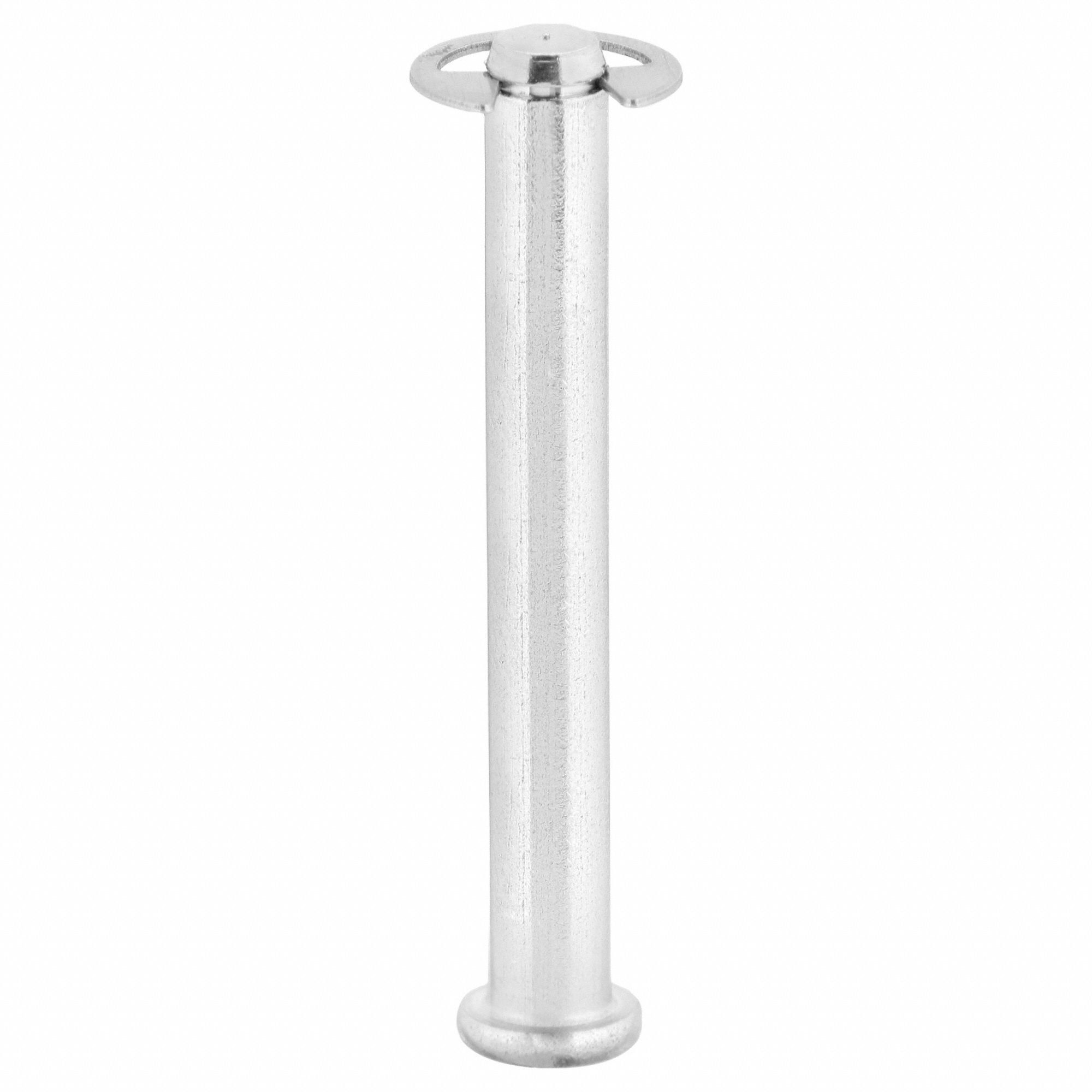 Clevis Pin, 2 in L, SS 0.25 in dia: Inch, 1/4 in Pin Dia, 2 in Shank Lg, Grooved Clevis Pin, 18-8