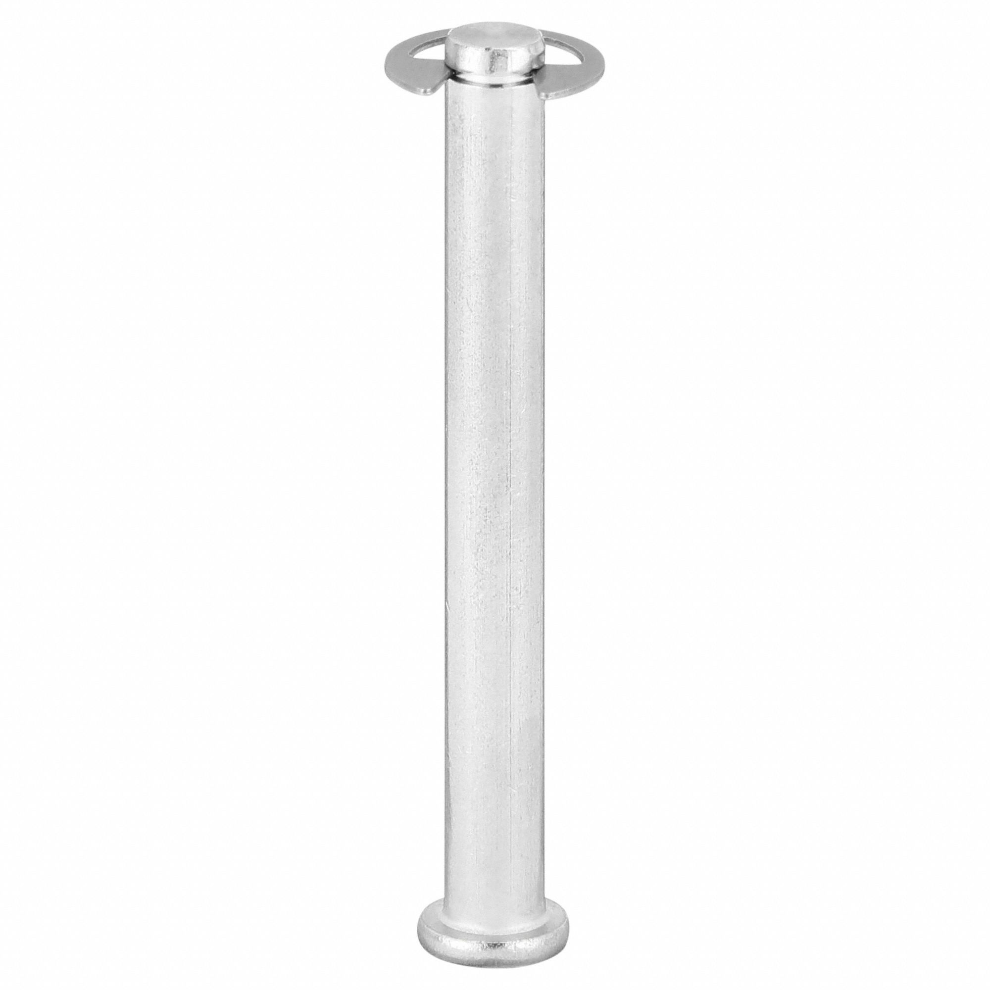 Clevis Pin, 2.25 in L, SS 0.25 in dia: Inch, 1/4 in Pin Dia, 2 1/4 in Shank Lg, Grooved Clevis Pin