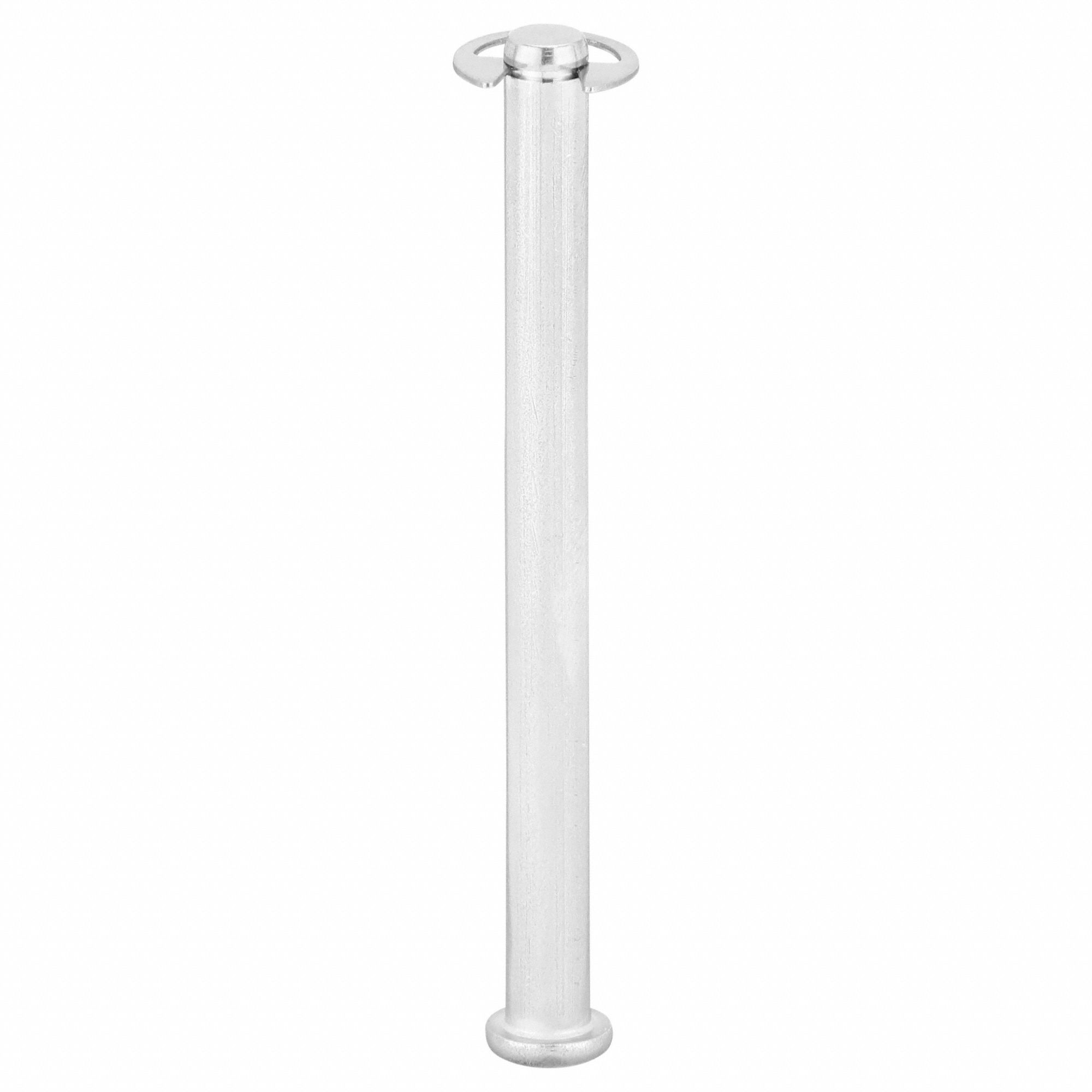 Clevis Pin, 3 in L, SS 0.25 in dia: Inch, 1/4 in Pin Dia, 3 in Shank Lg, Grooved Clevis Pin, 18-8