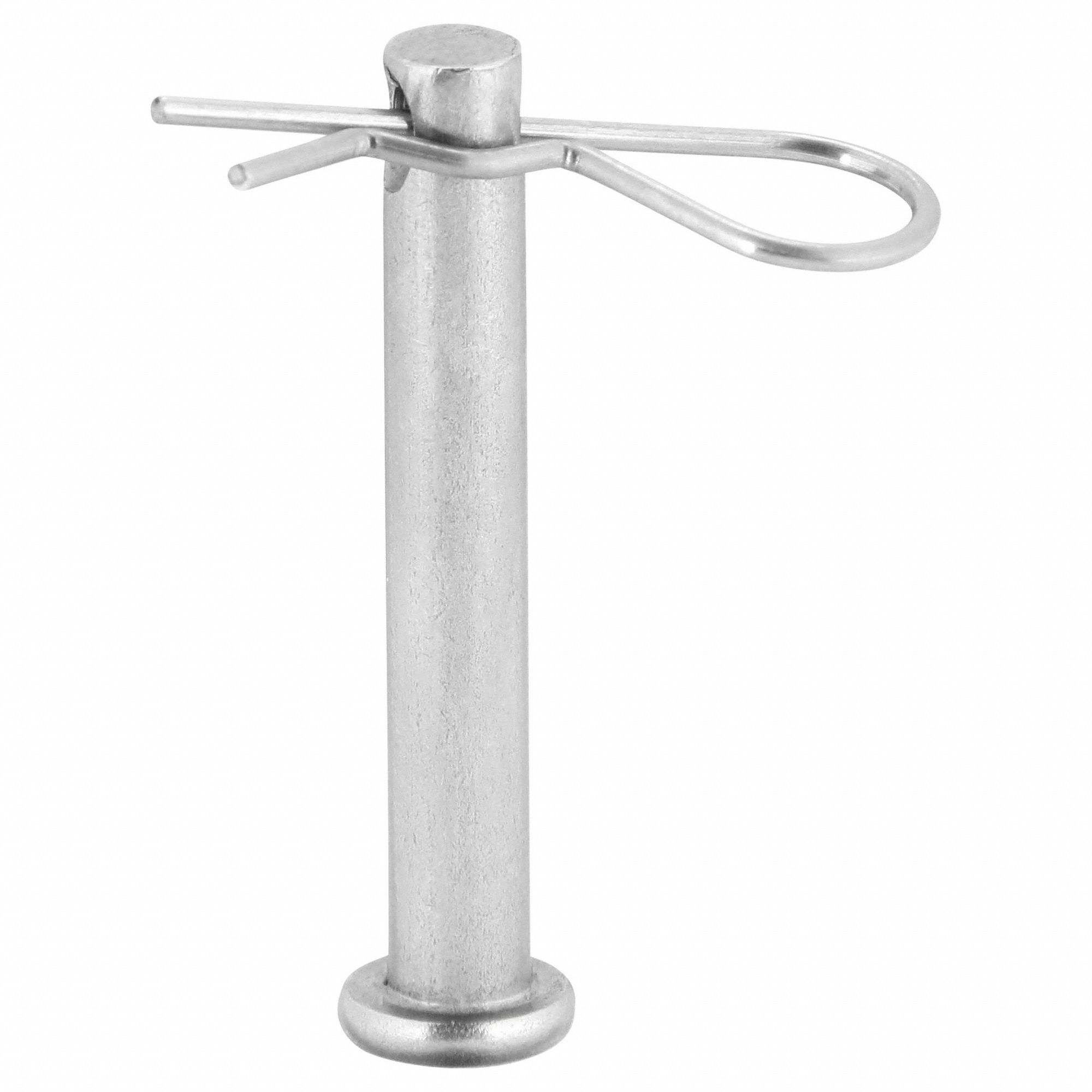 Clevis Pin, 1.25 in L, SS 3/16 in dia, PK5: Inch, 3/16 in Pin Dia, 1 1/4 in Shank Lg, 18-8, Plain, 5 PK