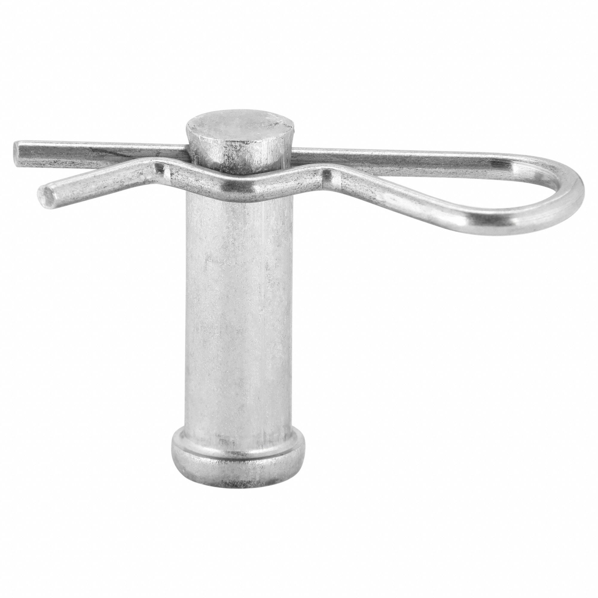 Clevis Pin, 1 1/2 in L, SS 0.5 in dia: Inch, 1/2 in Pin Dia, 1 1/2 in Shank Lg, Std Clevis Pin, 18-8