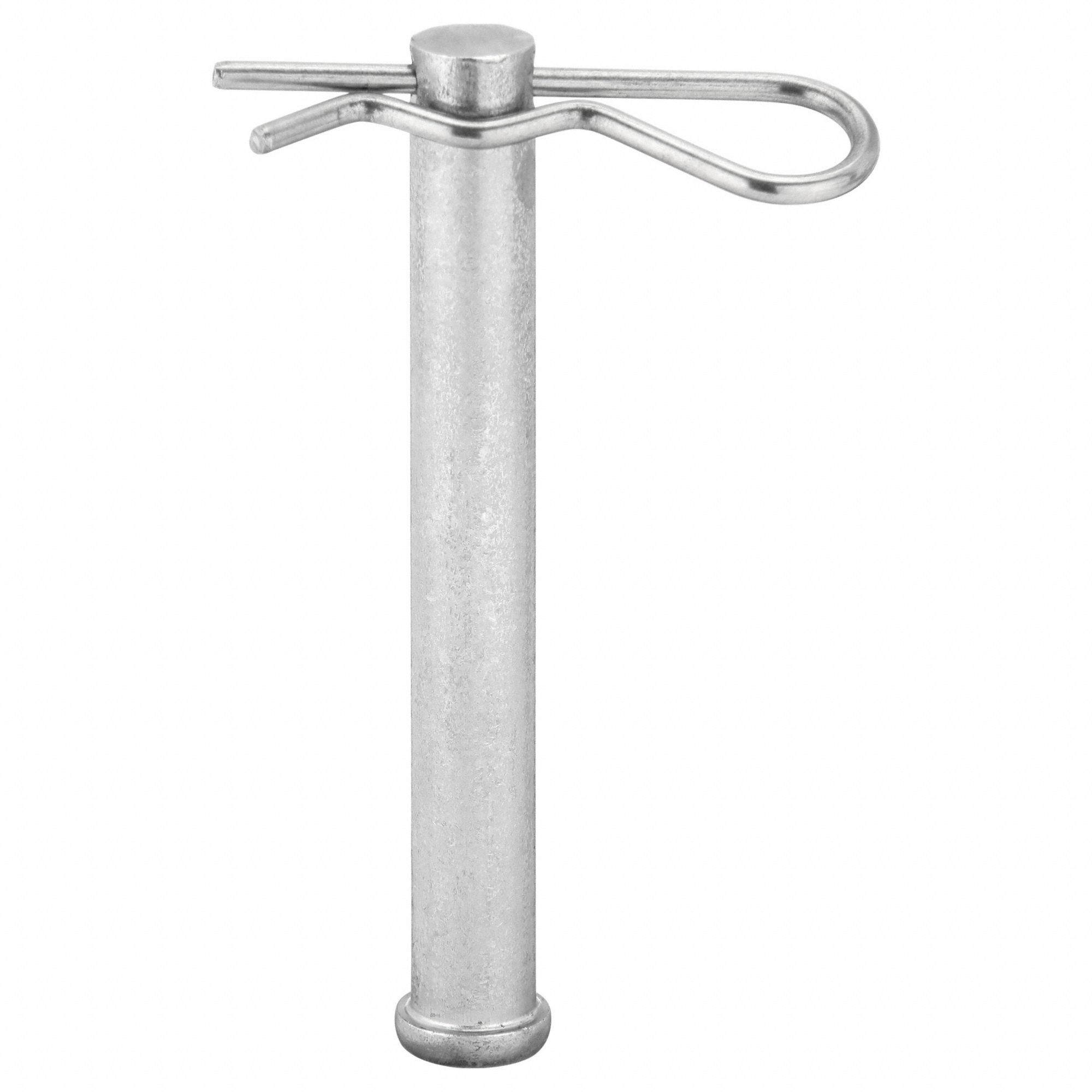Clevis Pin, 4 in L, SS 0.5 in dia: Inch, 1/2 in Pin Dia, 4 in Shank Lg, Std Clevis Pin, 18-8, Plain