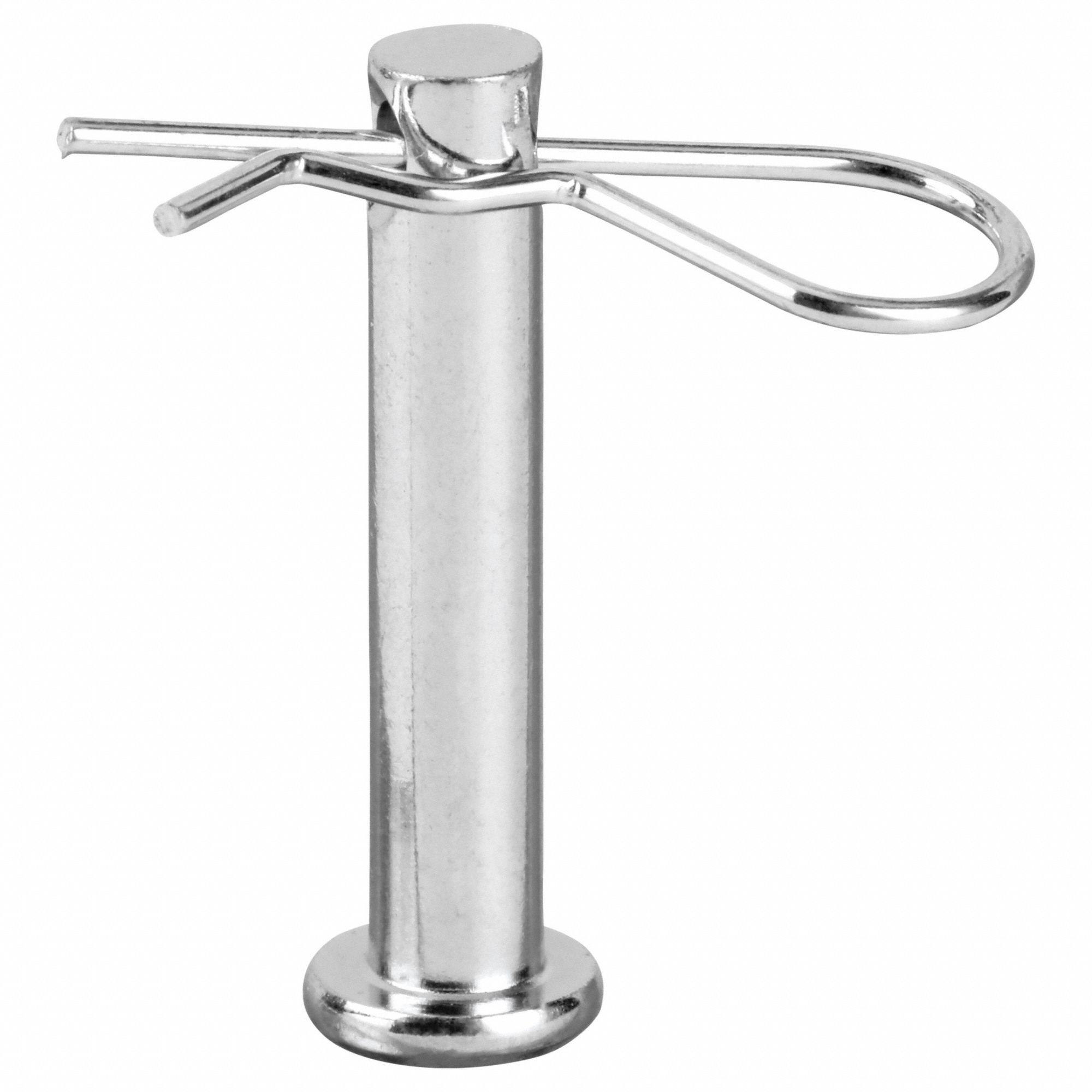 Clevis Pin, 1 in L, Steel 0.188in dia, PK10: Inch, 3/16 in Pin Dia, 1 in Shank Lg, Steel, Headed, 10 PK