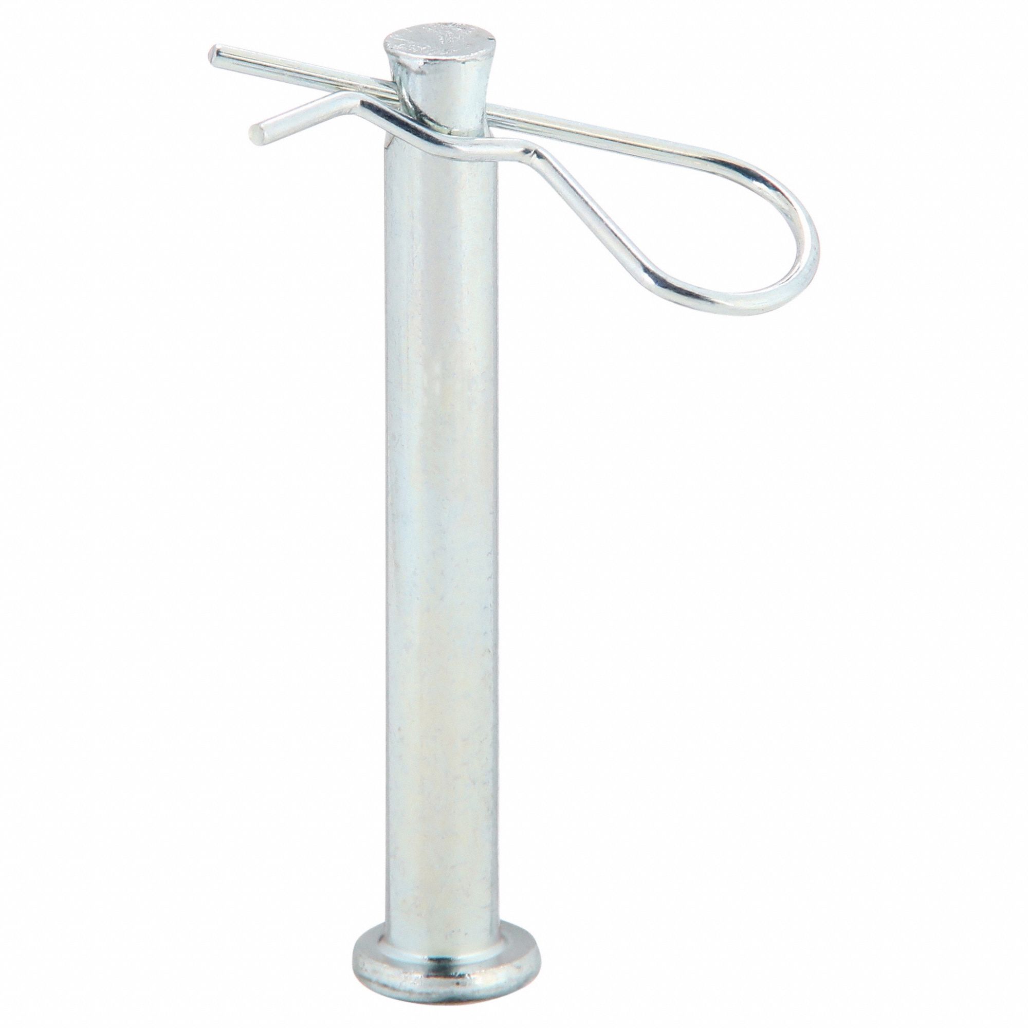 Clevis Pin, 1.5 in L 0.188in dia, PK10: Inch, 3/16 in Pin Dia, 1 1/2 in Shank Lg, Steel, Headed, 10 PK