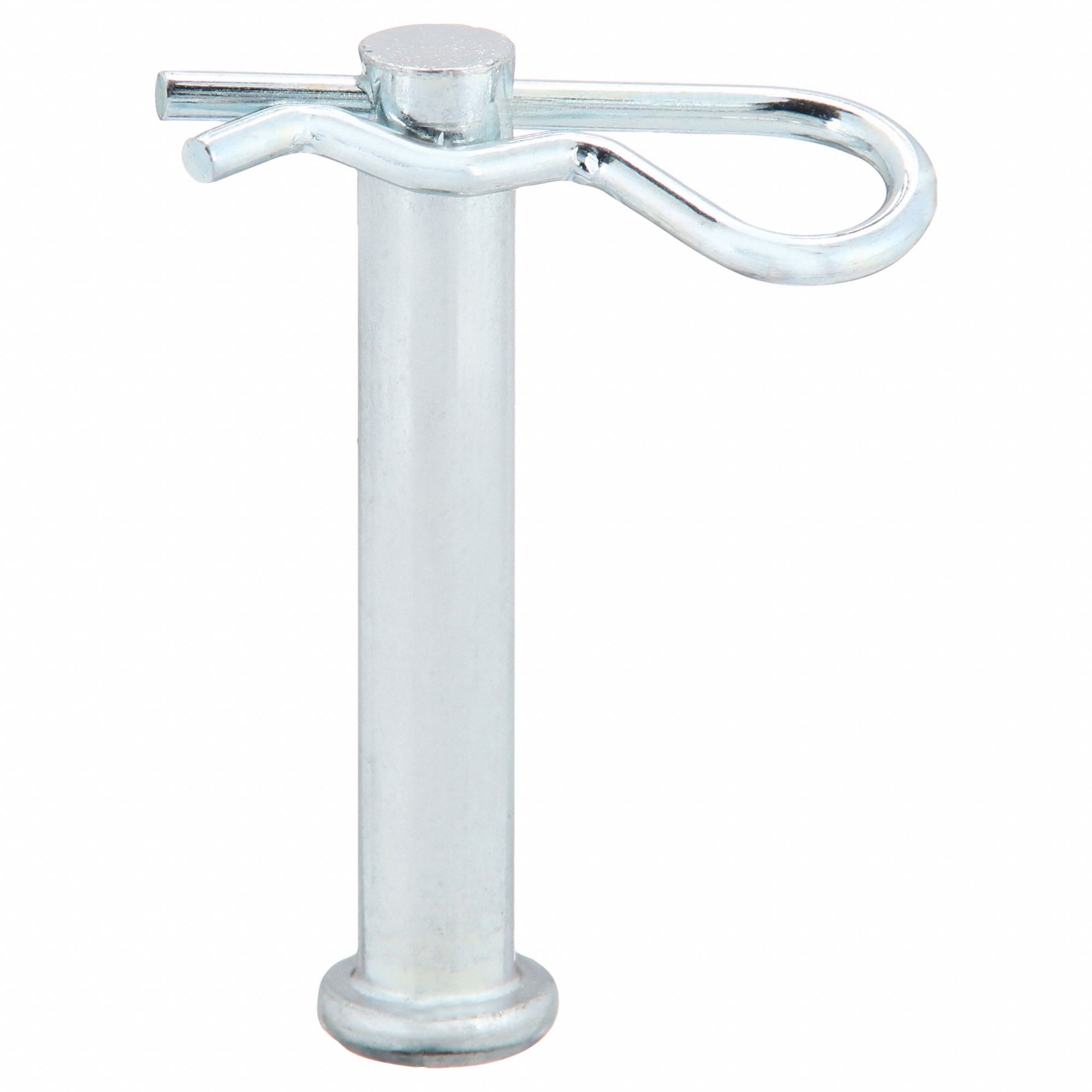 Clevis Pin, 1.5 in L 0.25in dia, PK10: Inch, 1/4 in Pin Dia, 1 1/2 in Shank Lg, Std Clevis Pin, 10 PK