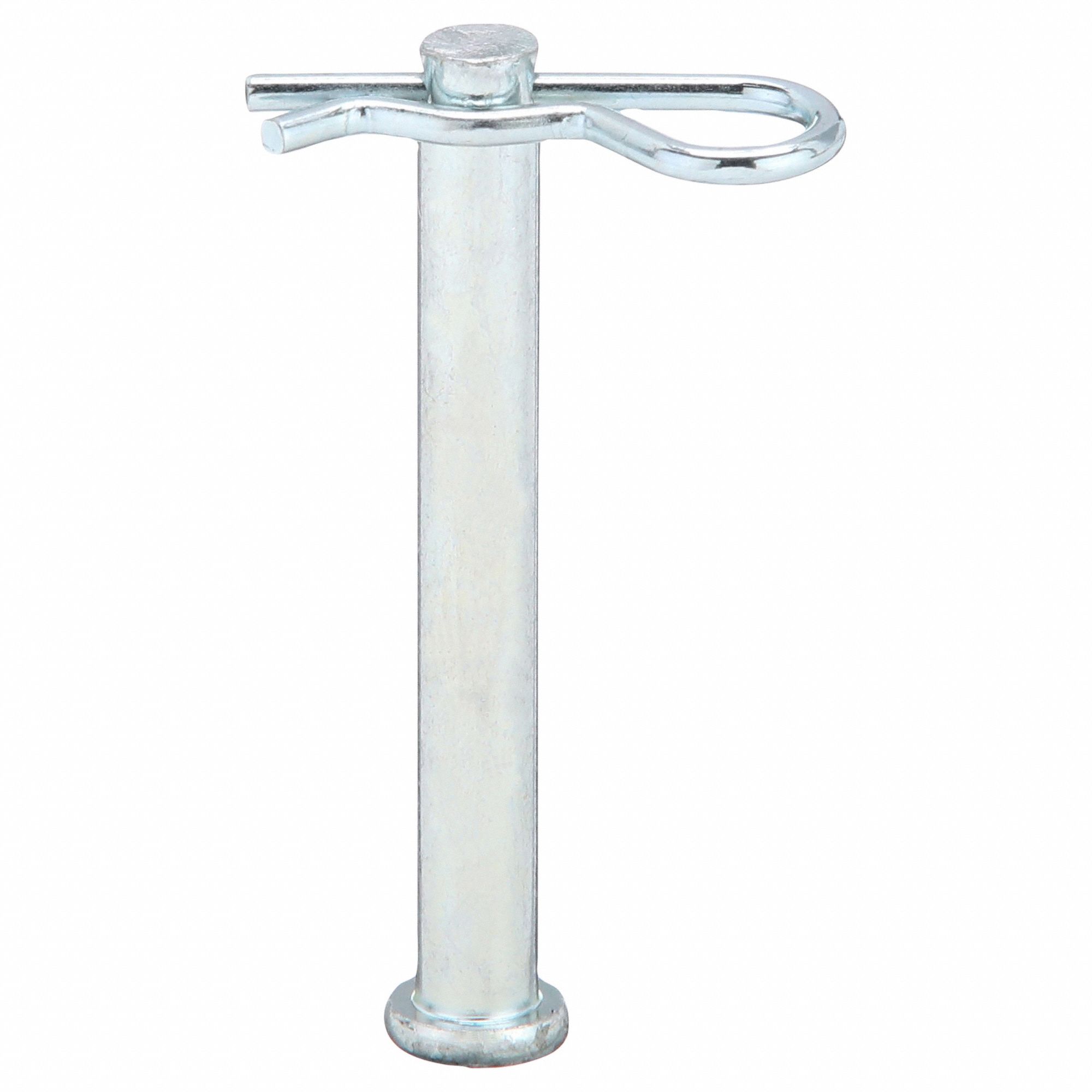 Clevis Pin, 2 in L, Steel 0.25 in dia, PK10: Inch, 1/4 in Pin Dia, 2 in Shank Lg, Std Clevis Pin, 10 PK