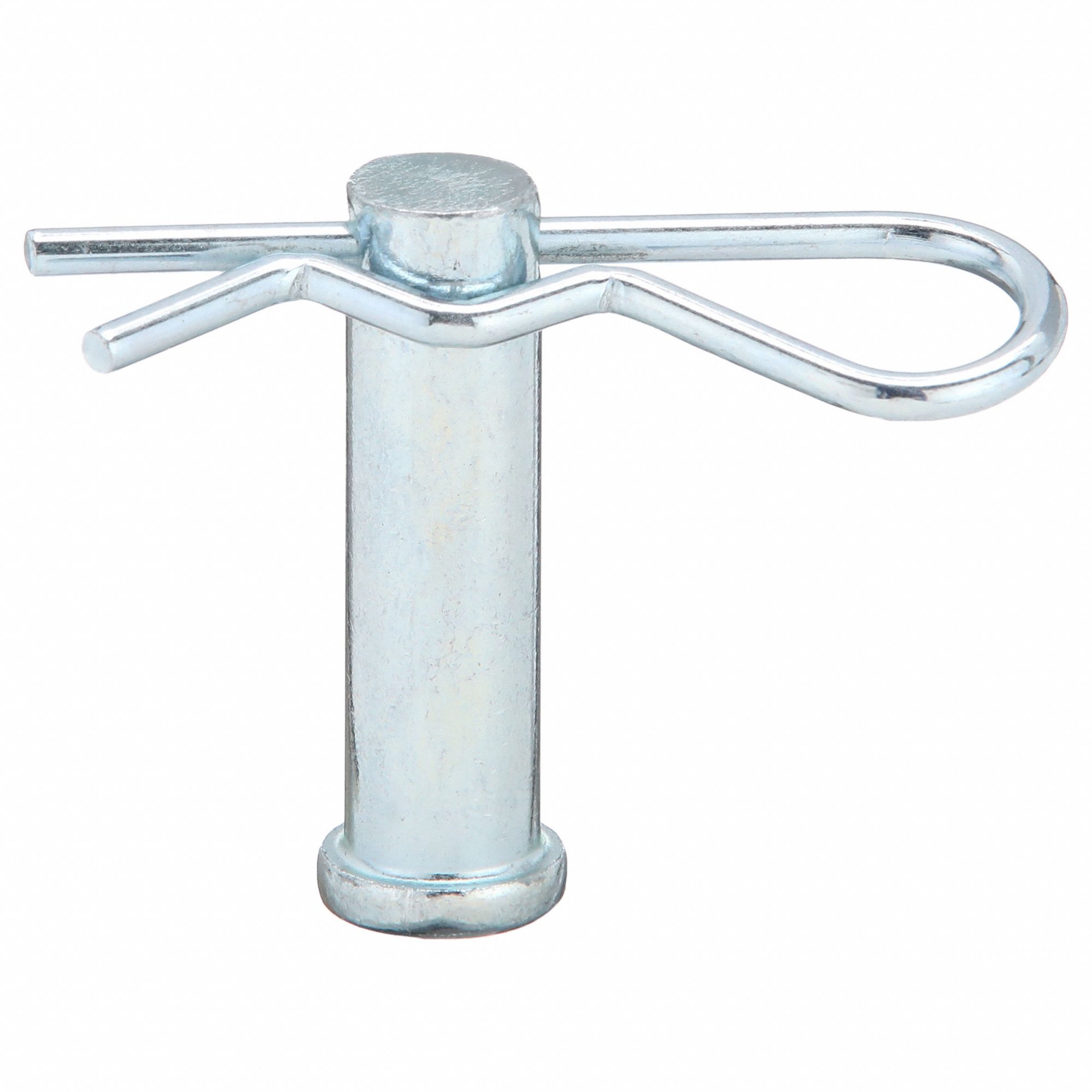 Clevis Pin, 1.75 in L, Steel 0.5in dia, PK5: Inch, 1/2 in Pin Dia, 1 3/4 in Shank Lg, Steel, 5 PK