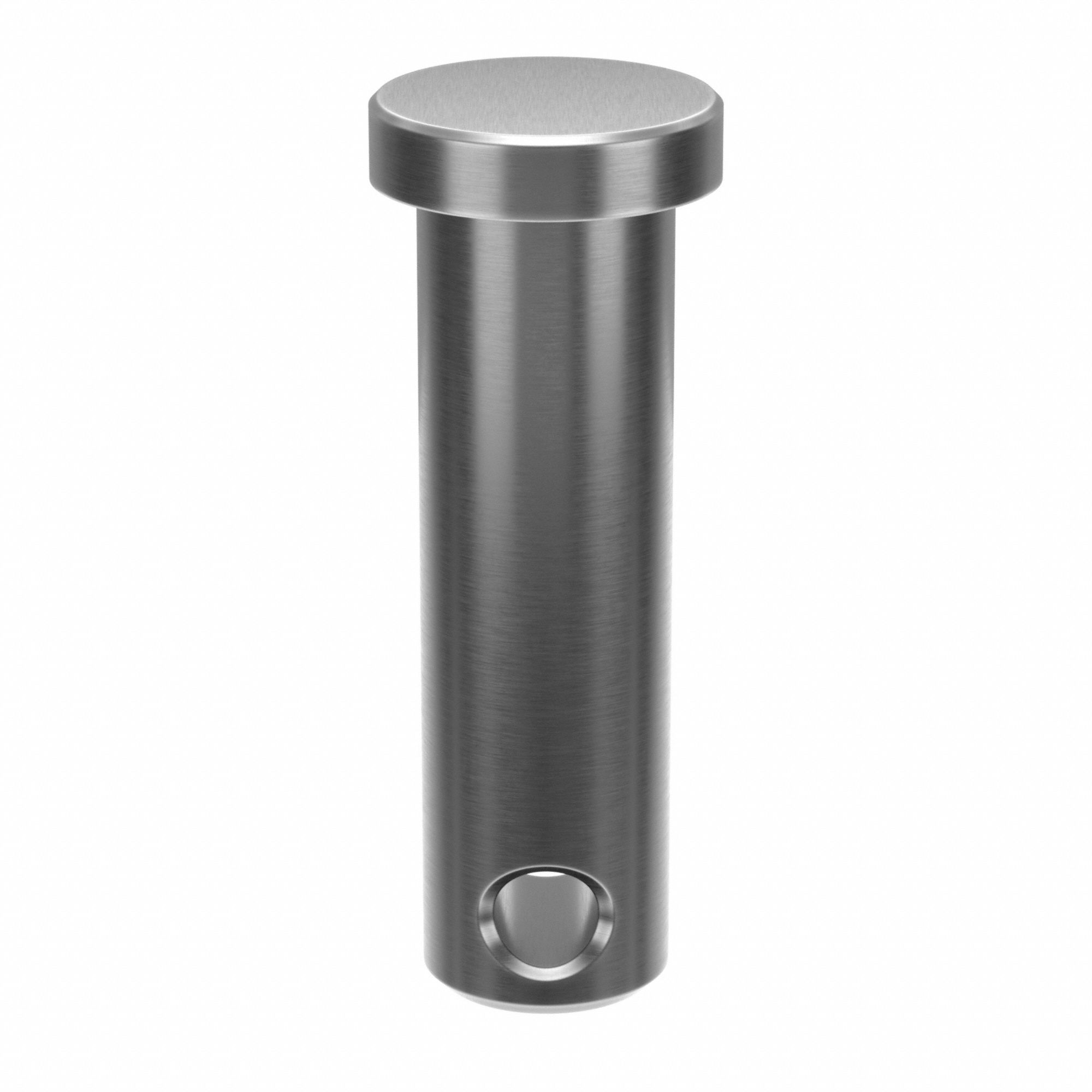 Clevis Pin, 1.25 in L, SS 0.375 in dia, PK5: Inch, 3/8 in Pin Dia, 1 1/4 in Shank Lg, 18-8, Plain, 5 PK