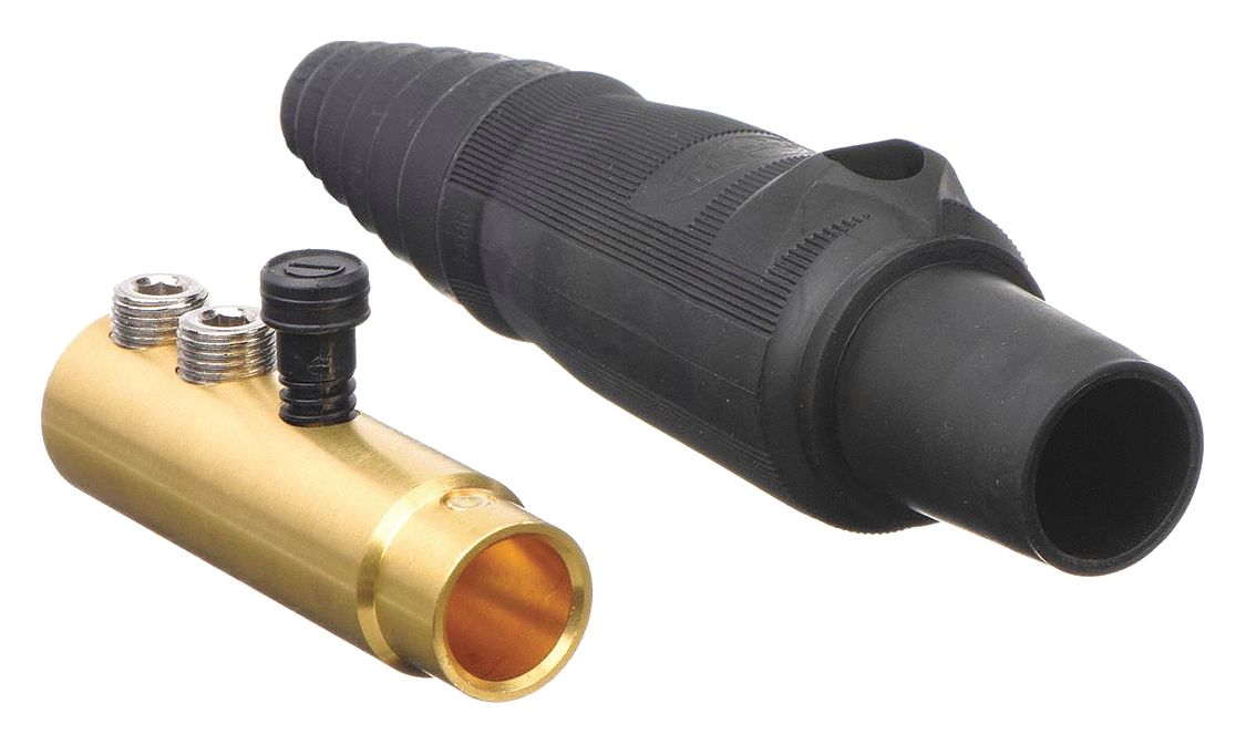 Connector: Female Connector, 300 A, Black