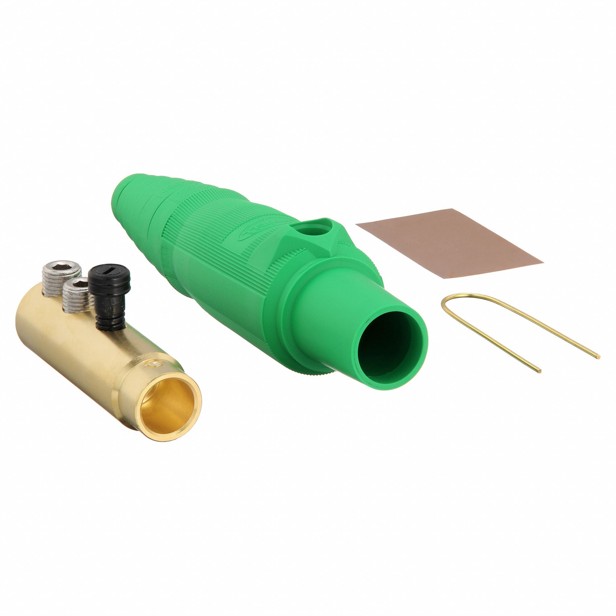 Connector: Female Connector, 300 A, Green