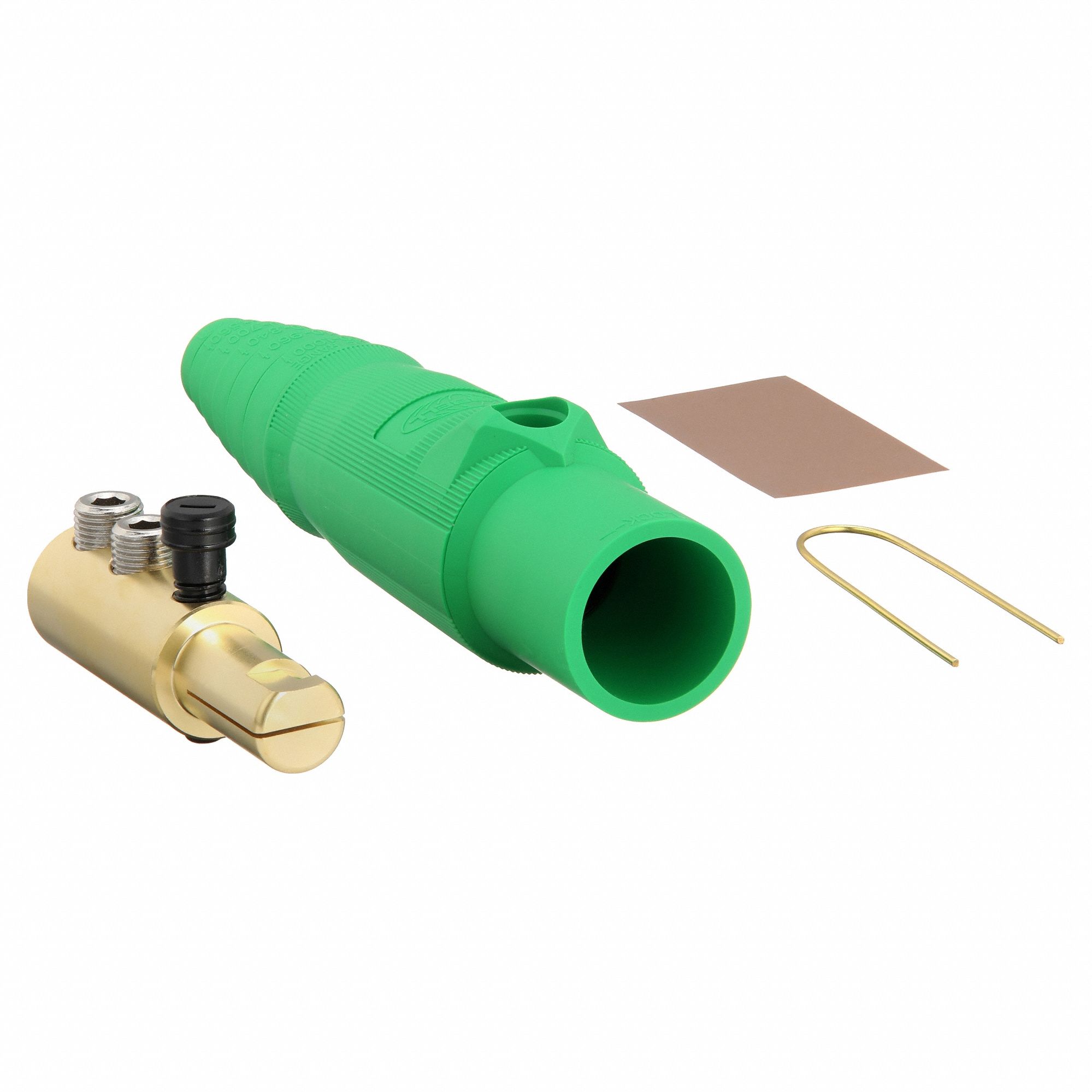 Connector: Male Plug, 300 A, Green