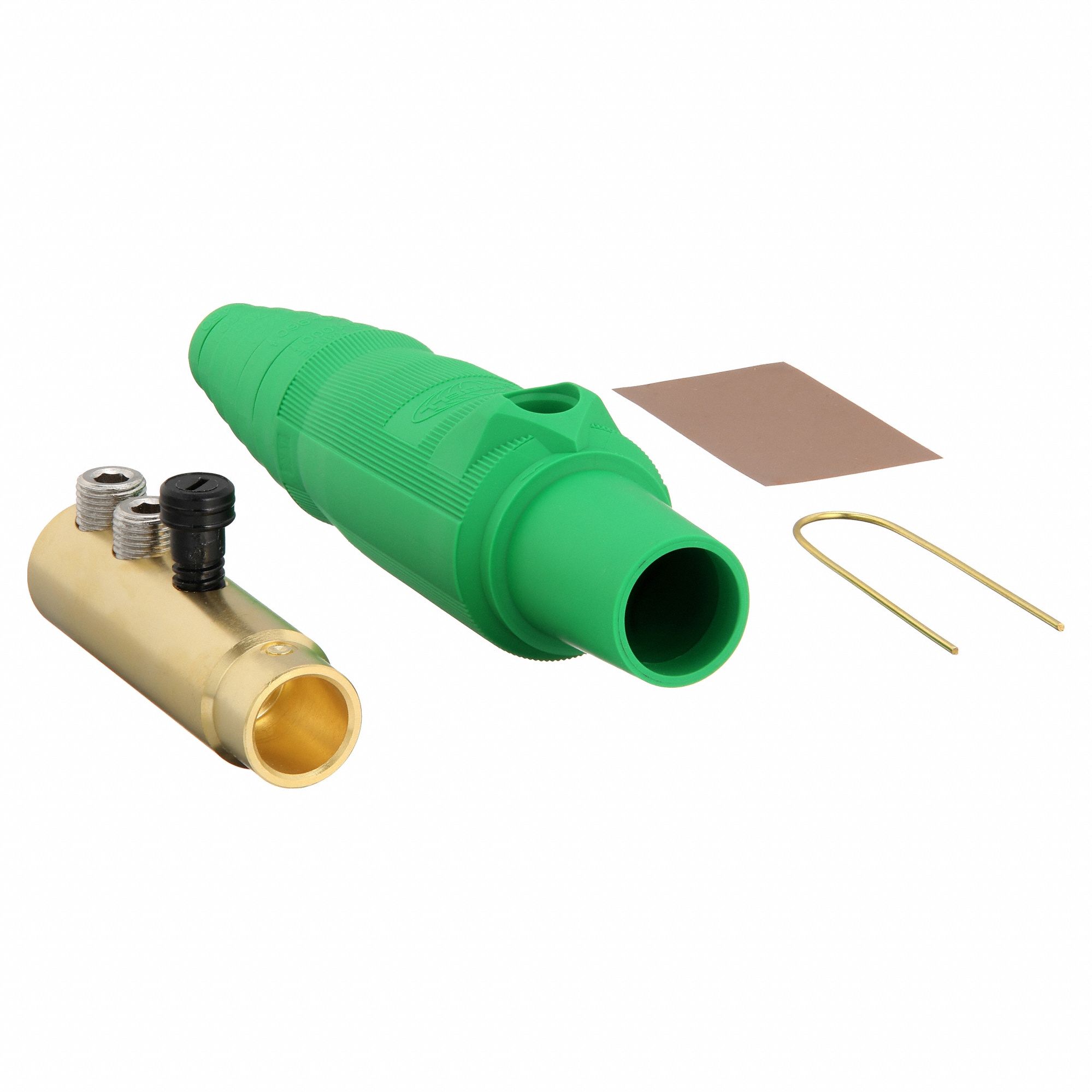 Connector: Female Connector, 400 A, Green