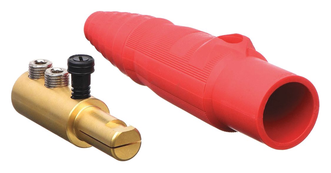 Connector: Male Plug, 400 A, Red