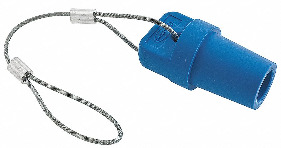 2XB61 - Cap Blue 300/400 Amp Male Single Pole