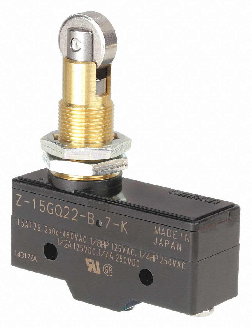 OMRON Industrial Snap Action Switch: 15 A @ 480 V, 15 A @ 14 V, Industrial  Snap Action Switch, SPDT