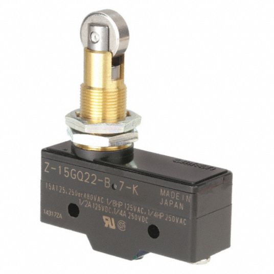 OMRON Industrial Snap Action Switch: 15 A @ 480 V, 15 A @ 14 V, Industrial  Snap Action Switch, SPDT