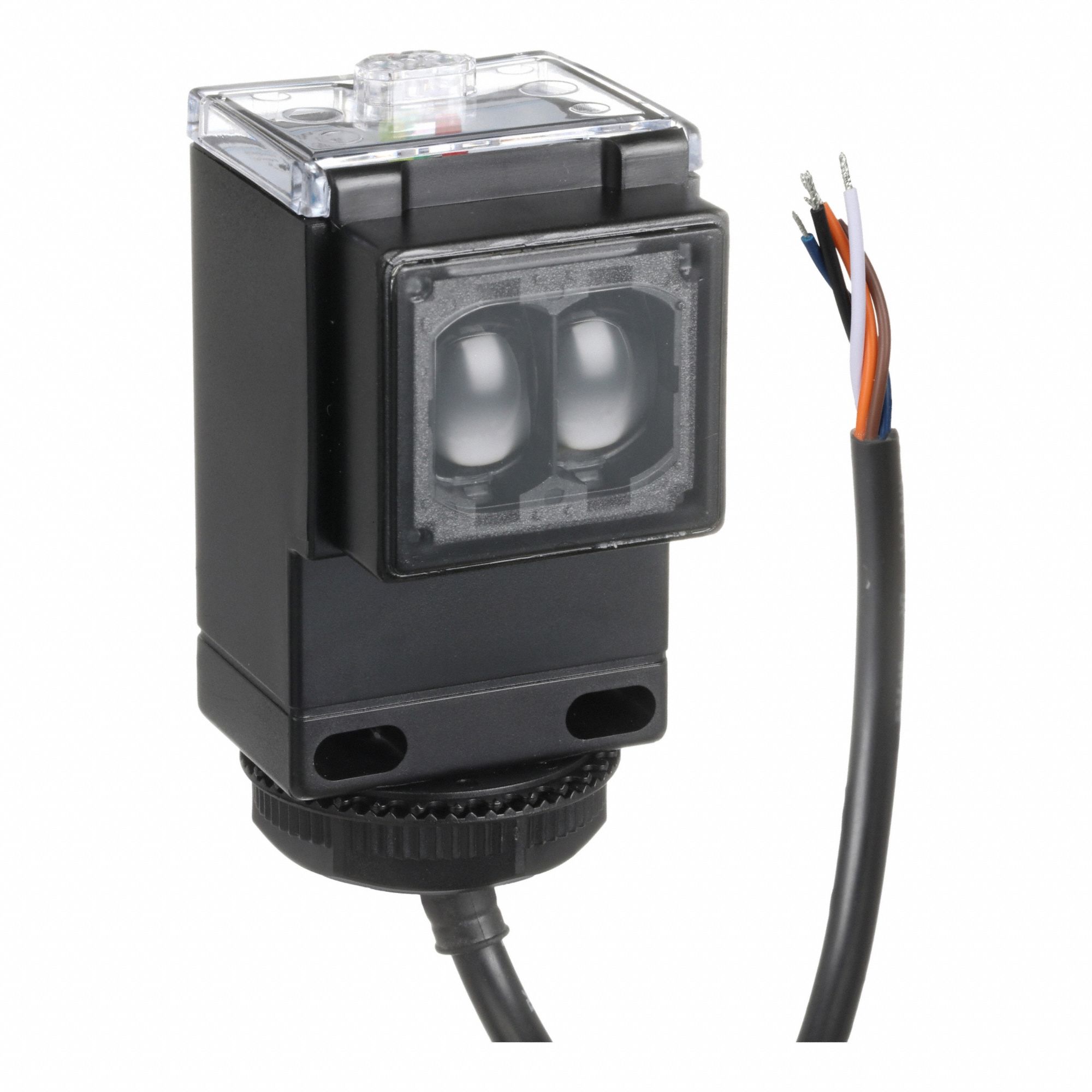 Photoelectric Sensor: Non-Terminated Cable, 24-240V AC & 12-240V DC, Electromechanical Relay