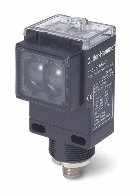 Photoelectric Sensor: Non-Terminated Cable, 10-40V DC, NPN and PNP, 2 m