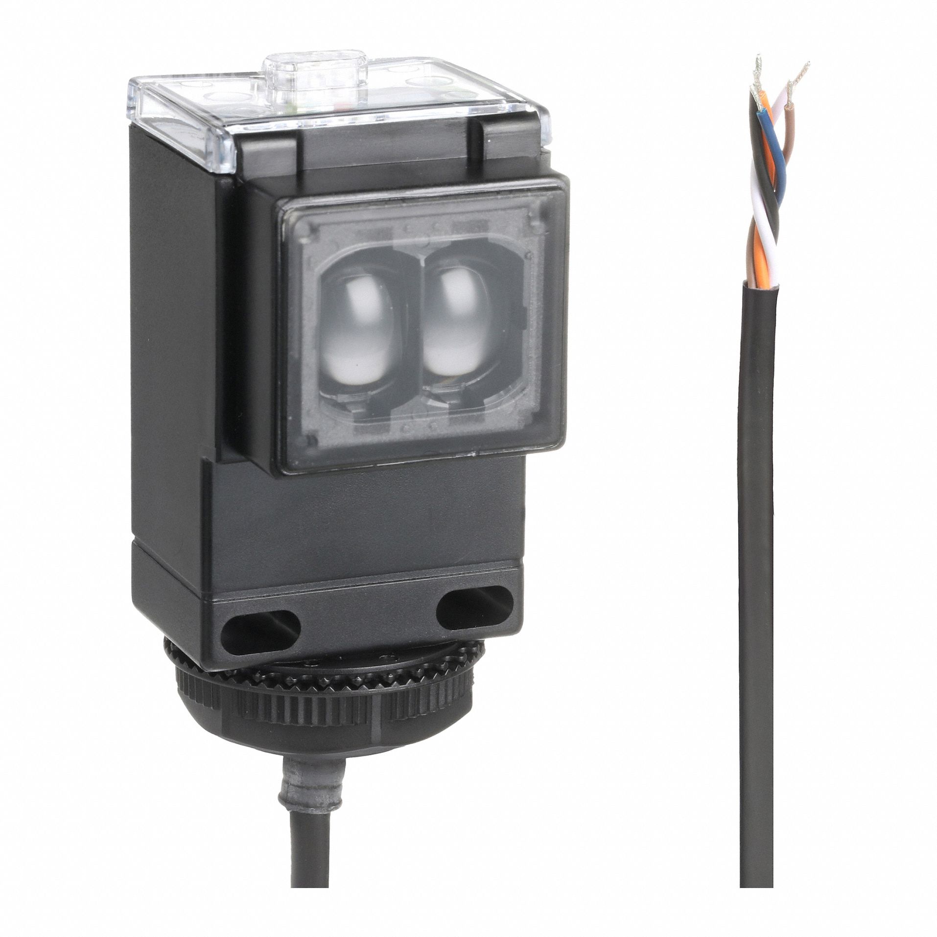Photoelectric Sensor: Non-Terminated Cable, 24-240V AC & 12-240V DC, Electromechanical Relay