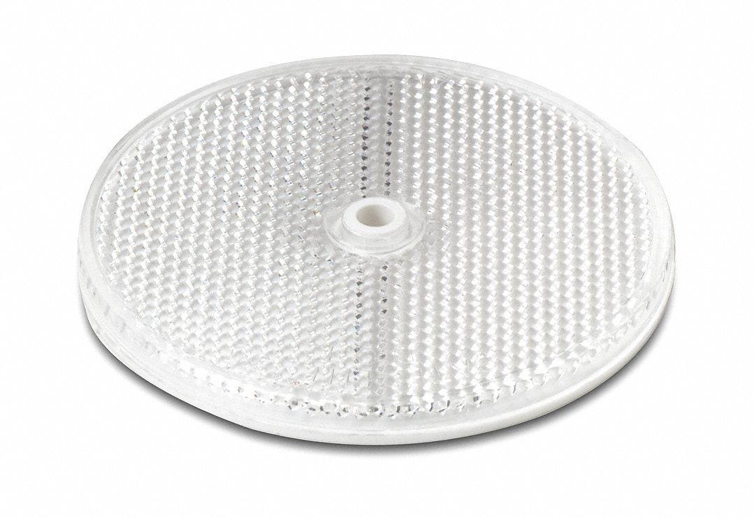 EATON Silver Flat Reflector, Plastic, For Use With Polarized