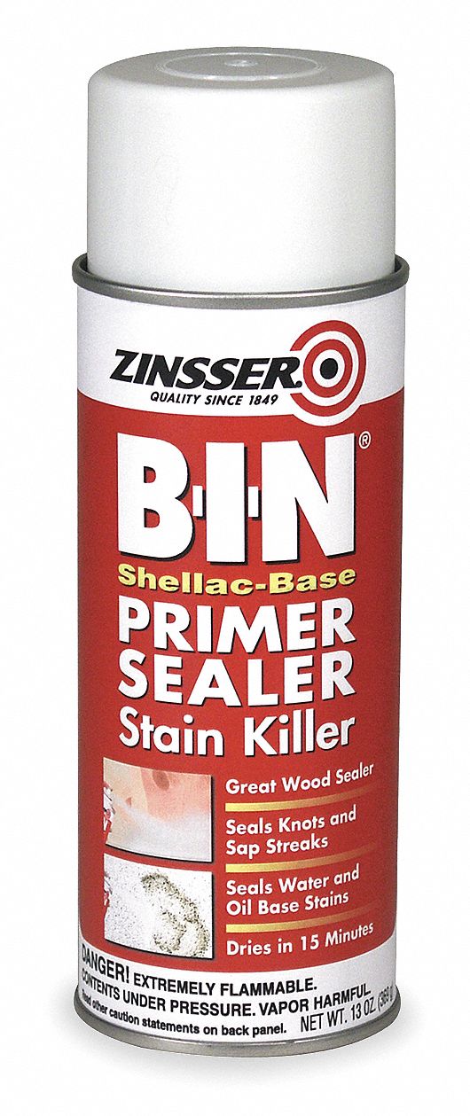 ZINSSER, Exterior/Interior, Primer/Sealer Stain Killer, Primer/Sealer