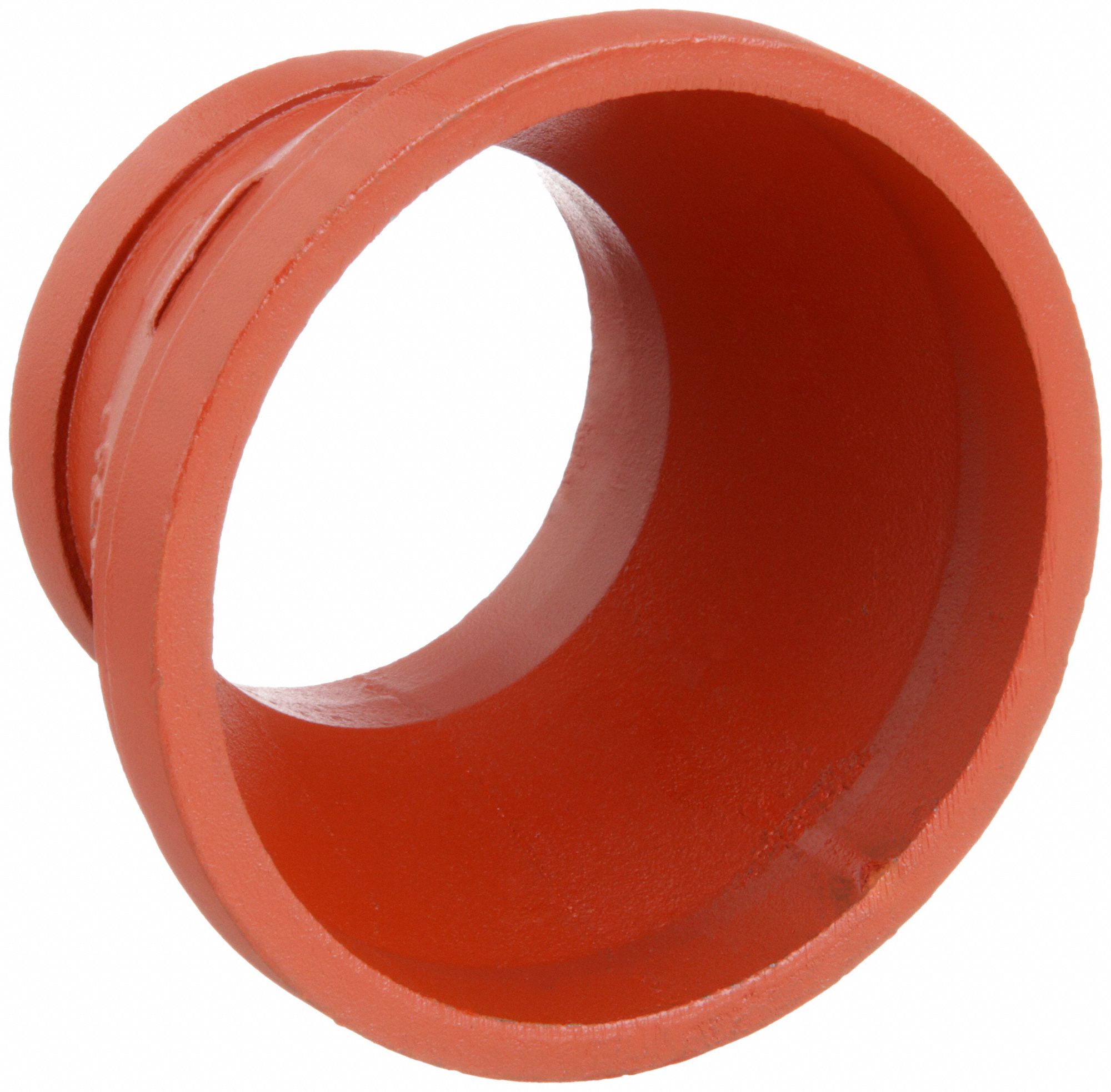 Concentric Reducer Coupling: Ductile Iron, 6 in x 2 in Fitting Pipe Size, Grooved