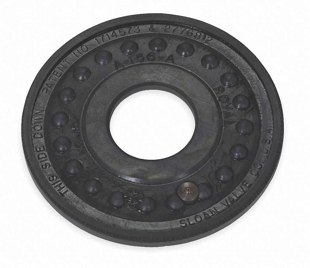 SLOAN Disc, For Flush Valve Type Manual, Toilets, Rubber 2XJ96A156A Grainger
