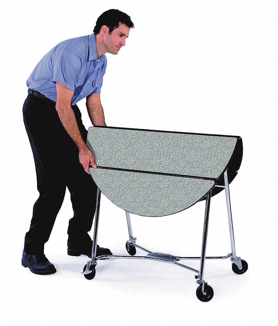 2XJK8 - Room Service Cart Fold-Up Round