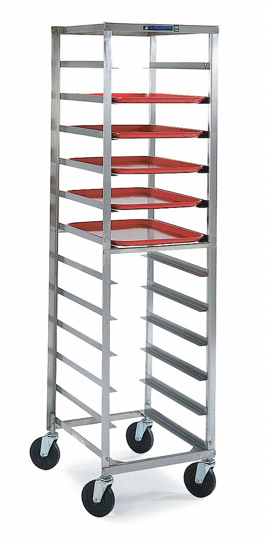 LAKESIDE Pan & Tray Rack 12 Slots, 300 lb Load Capacity, Stainless