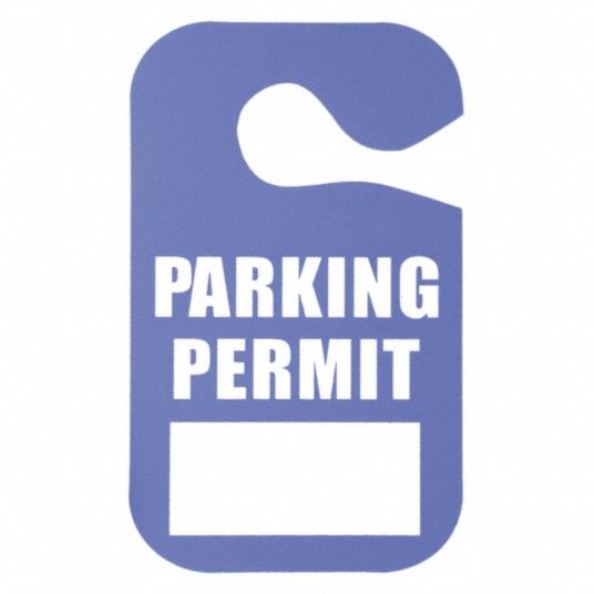 Hanging, Parking Permit, Parking Permit - 2XKE6