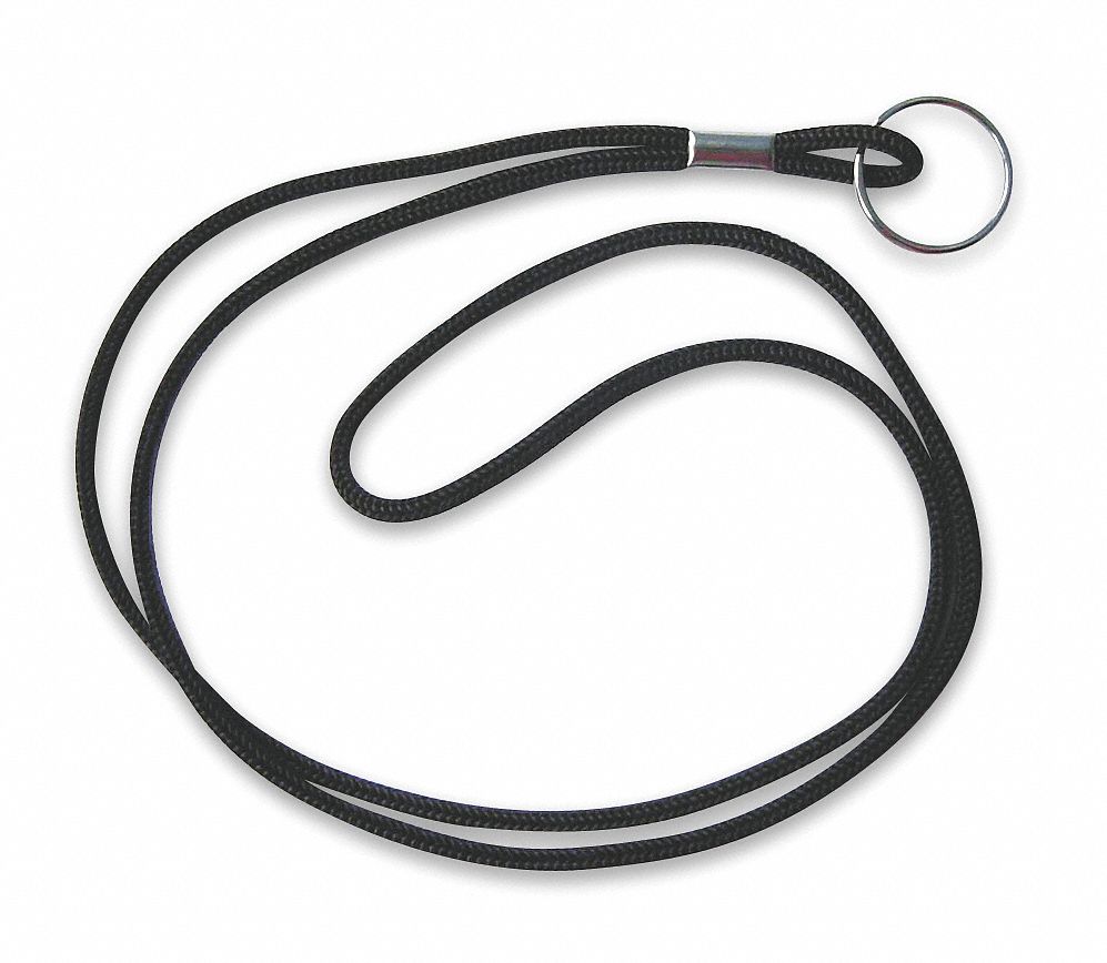 ROUND NECK CORD,BLUE,PK 10