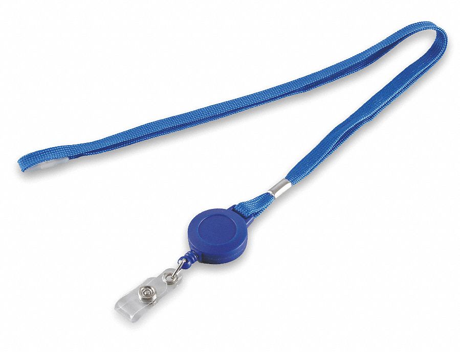 FLAT NECK CORD AND REEL,BLUE