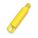 COLOR CODED HANDLE,6 IN L,YELLOW