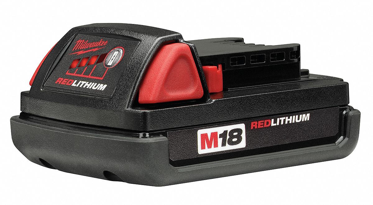 MILWAUKEE Battery, 1.5 Ah, Li-Ion, 18V DC - 2XKZ3|48-11-1815 - Grainger