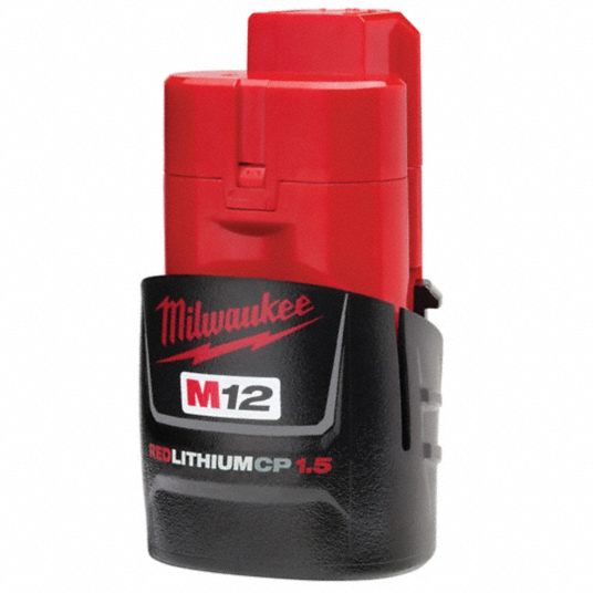 Milwaukee Battery 1 5 Ah Li Ion 12v Dc 2xkz6 48 11 2401 Grainger