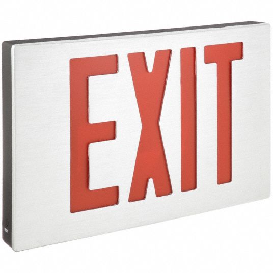 LED, Black, Exit Sign - 2XLF7|LENY 3 R - Grainger