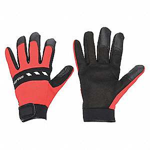 COLD PROTECTION GLOVES,XL,RED/BLACK