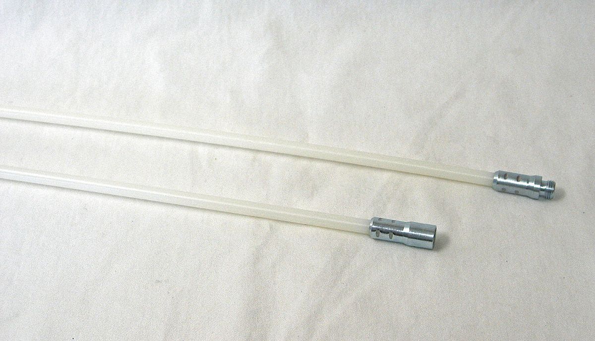 EXTENSION ROD, 4 IN DIAMETER, ¼ IN MALE, FEMALE, 4 FT OVERALL L