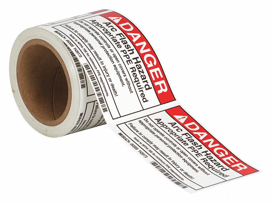Polyester, Adhesive Sign Mounting, Label - 2XU73|52020 - Grainger