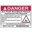 Danger: Arc Flash And Shock Hazard Appropriate PPE Required Do Not Operate Controls Or Open Covers Without Appropriate Personal Protection Equipment Signs