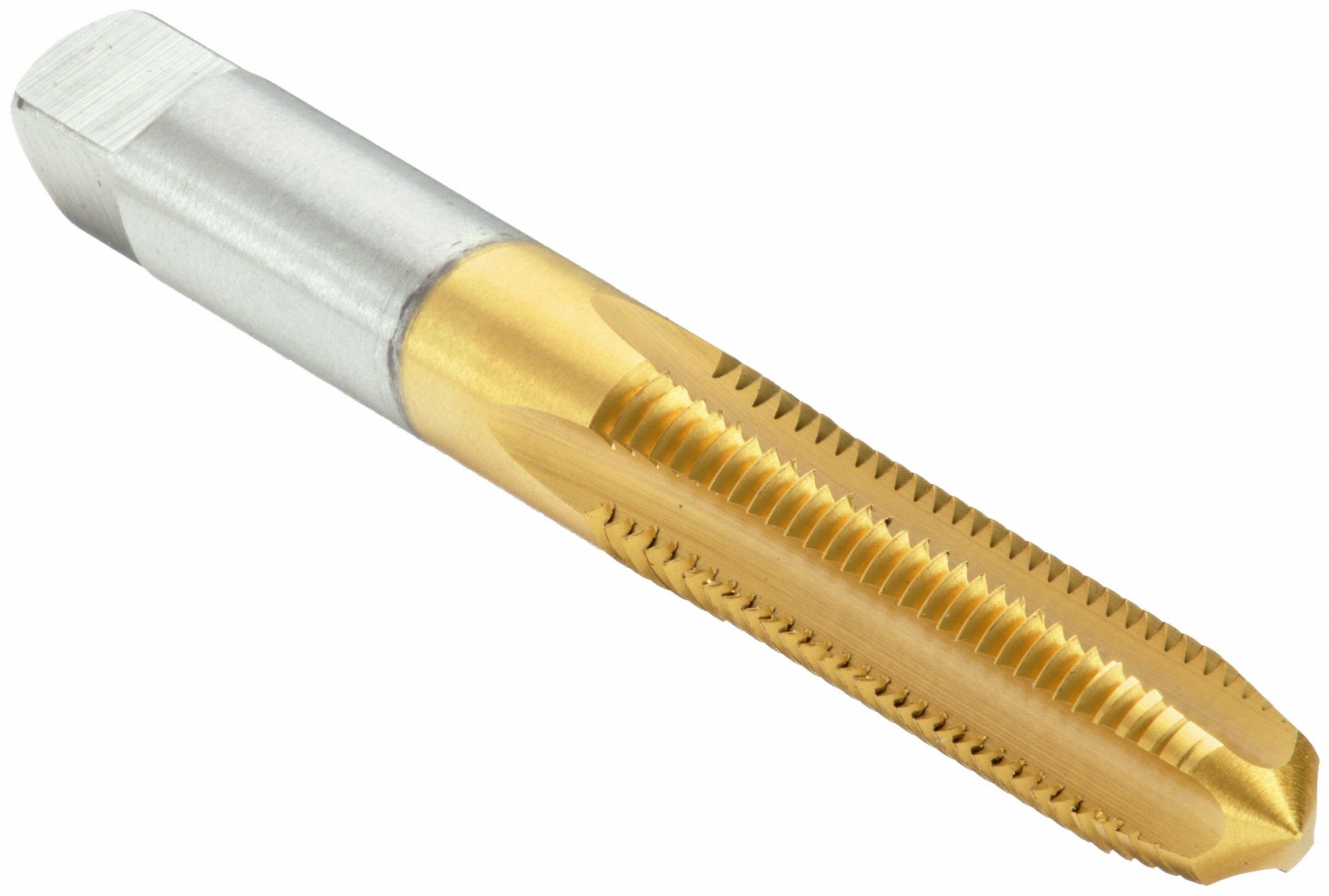TARAUD À CANNELURE DROITE, FILETAGE M6X1, FILETAGE 17,5 MM LO, 69,1 MM LONG, FICHE