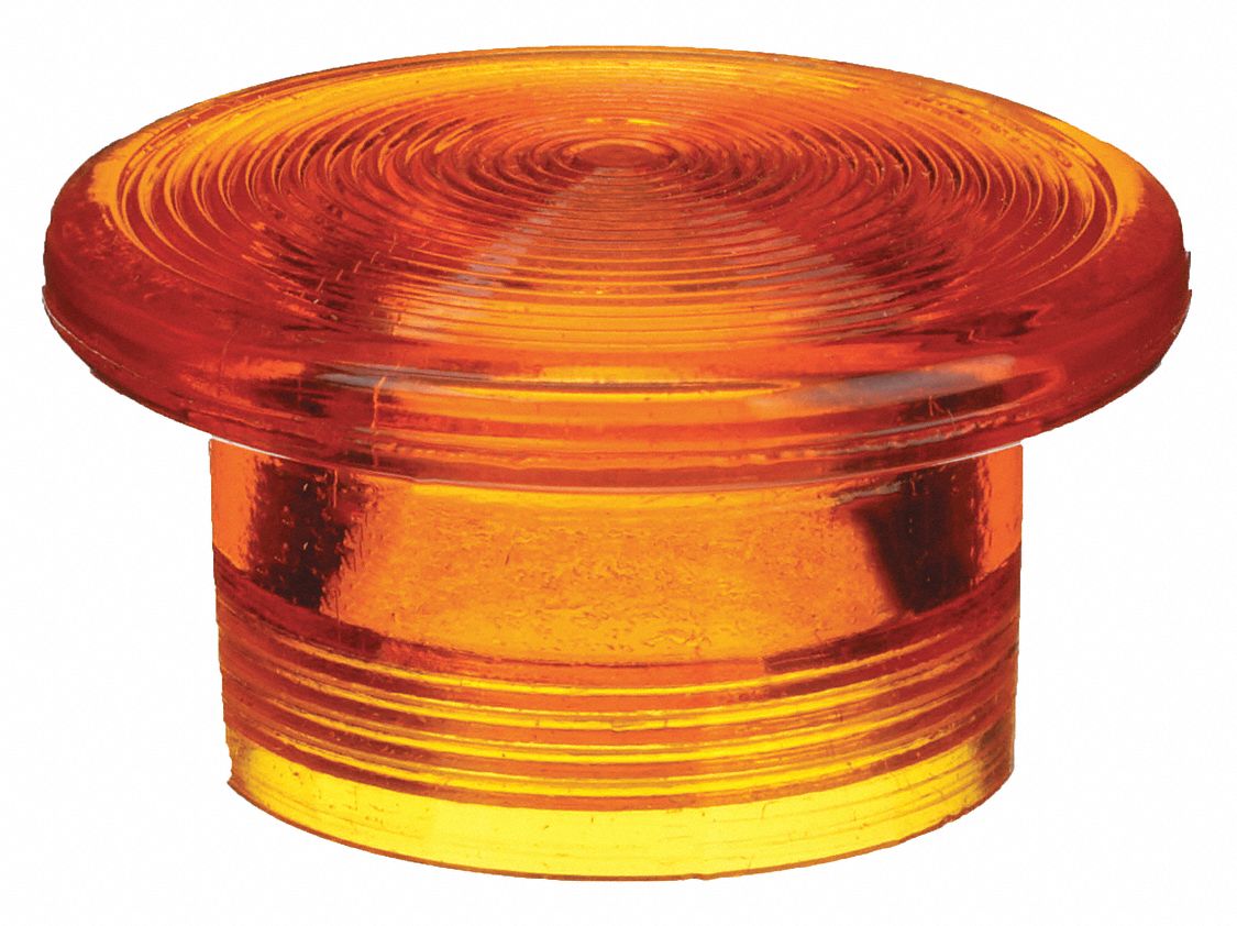 TÊTE BOMBÉE, TAILLE DE MONTAGE 30 MM, AMBRE