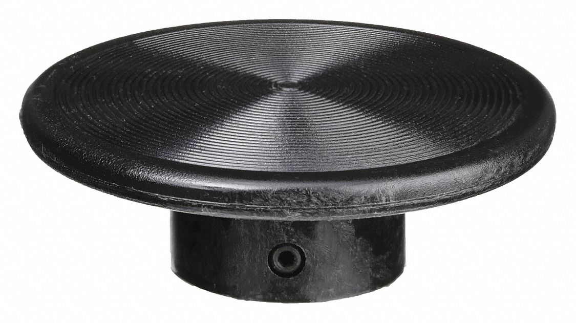 TÊTE BOMBÉE, À VISSER, TAILLE DE MONTAGE 30 MM, NOIR