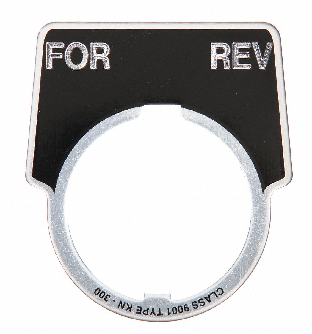 PLAQUE SIGNALÉTIQUE, ALUMINIUM, 2,3 PO LARGEUR