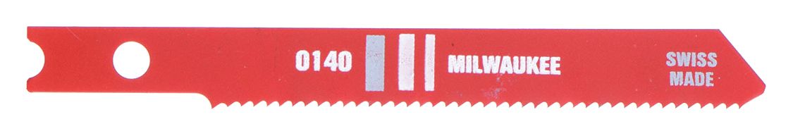 Jigsaw Blade: 24, 2 3/4 in Blade Lg, High Speed Steel, High Speed Steel, U Shank, 5 PK