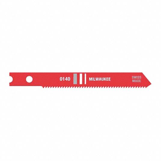 MILWAUKEE Jigsaw Blade Pk5 2Y02748420140 Grainger