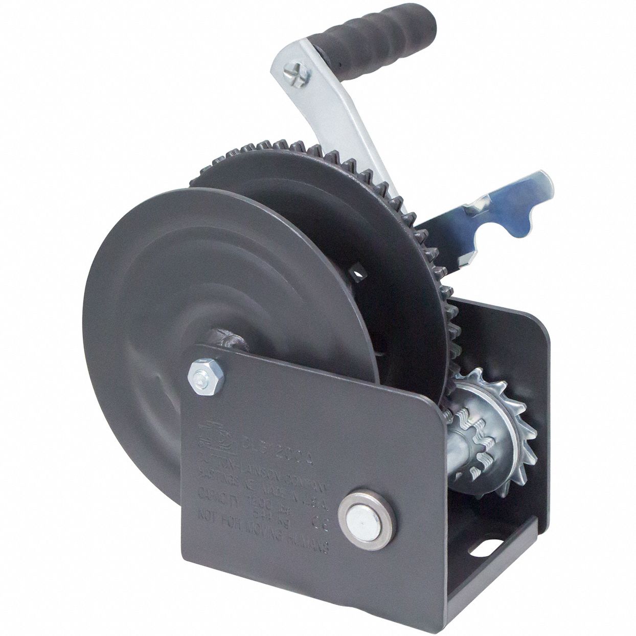 DUTTONLAINSON, Pulling, 1,200 lb First Layer Load Capacity, Hand Winch 2YA27DLB1205A Grainger