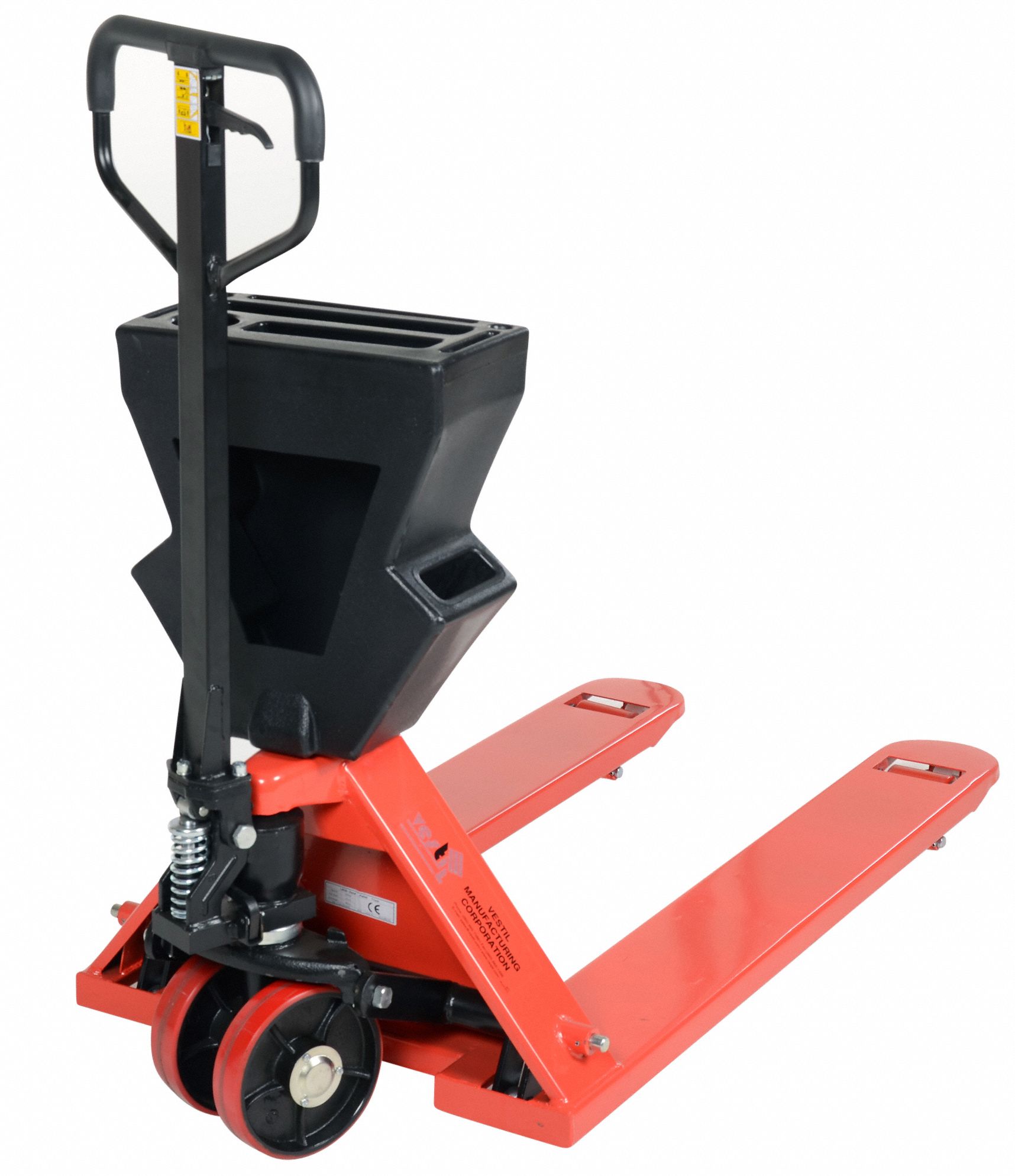 GRAINGER APPROVED Pallet Jack Storage Caddy Plastic, 8 1/8 in Overall Lg, 16 1/4 in Overall Wd